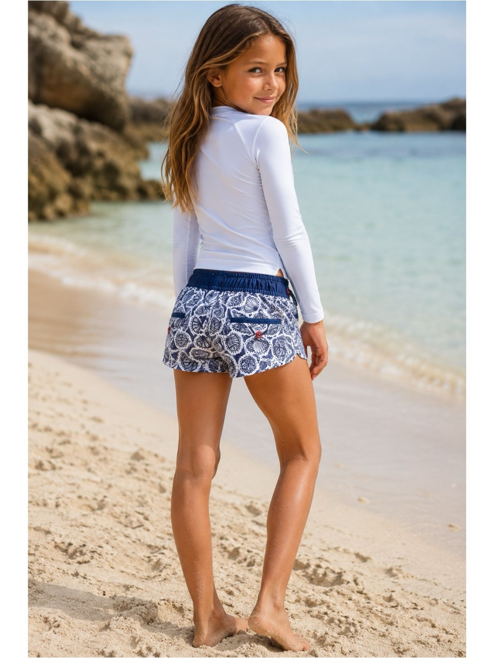 Girl's Swim Short|Boardshort  Y:10/11